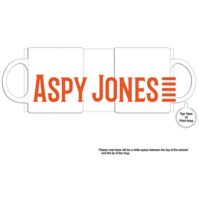 Black Rim Aspy Jones Mug Thumbnail